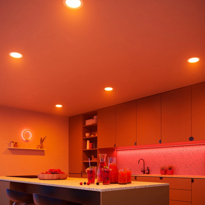 Philips - Hue White and Color Ambiance Slim Downlight 6" - White_7