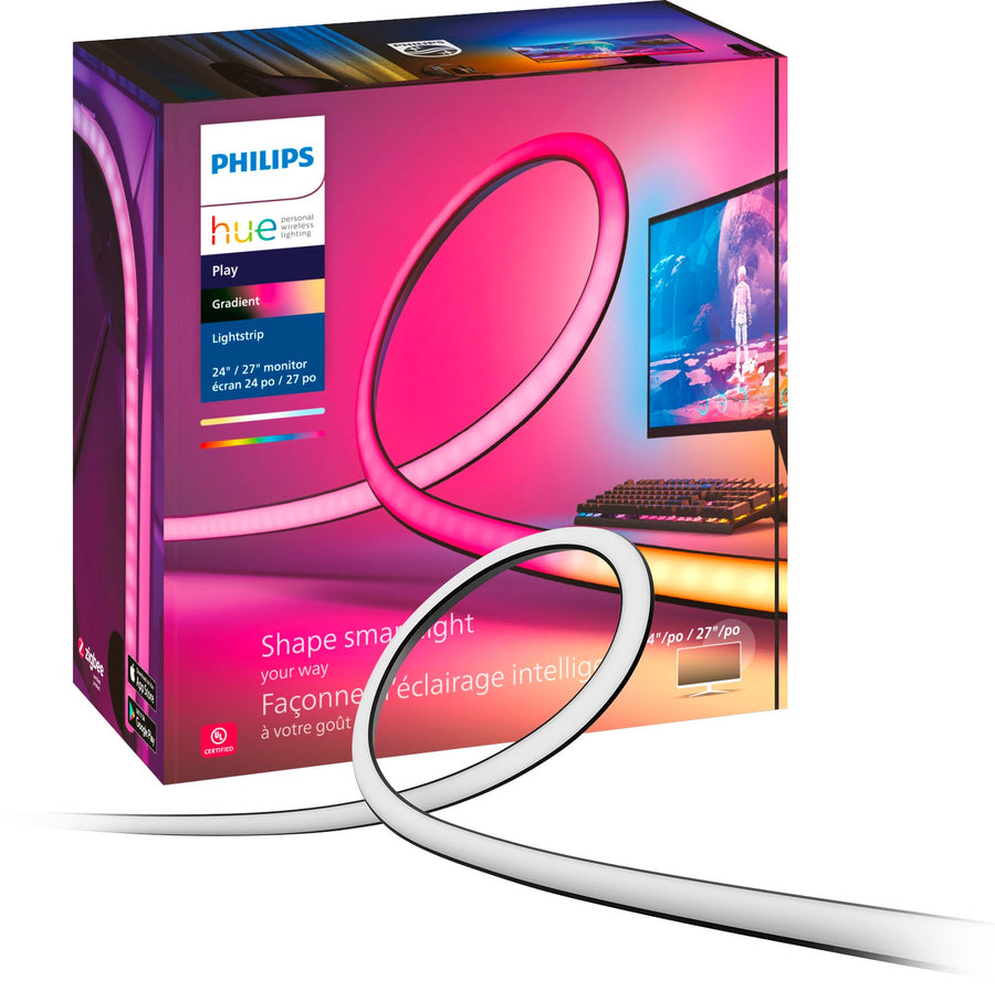 Philips - Hue Play Gradient Lightstrip for 24" to 27" PC_0