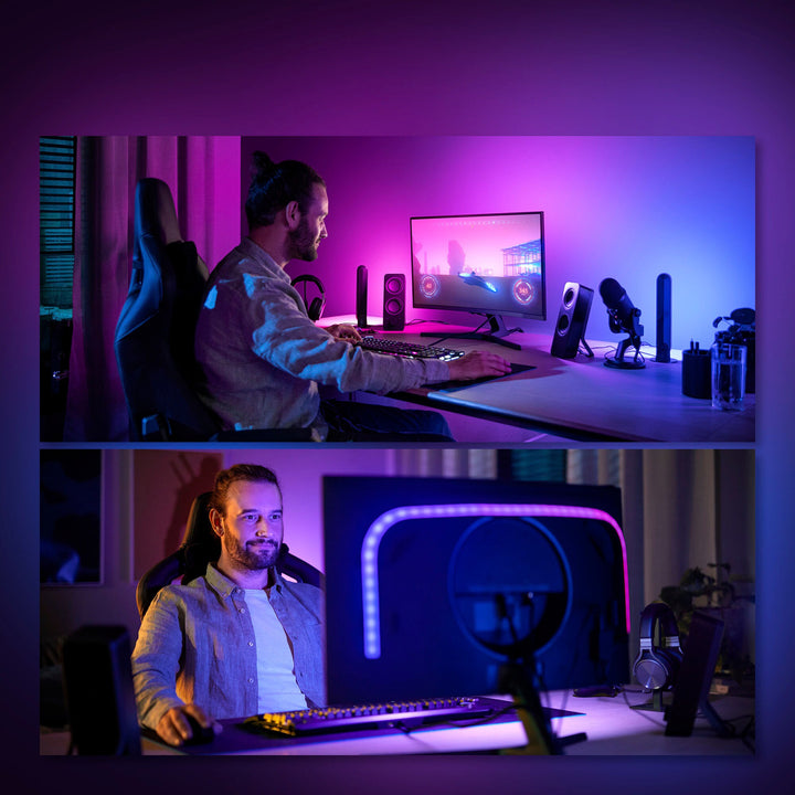Philips - Hue Play Gradient Lightstrip for 24" to 27" PC_6