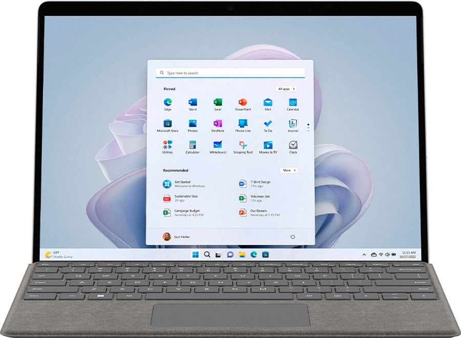 Microsoft - Surface Pro 9 – 13" Touch Screen – Intel Evo Platform Core i7- 32GB Memory – 1TB SSD – Device Only (Latest Model) - Platinum_0