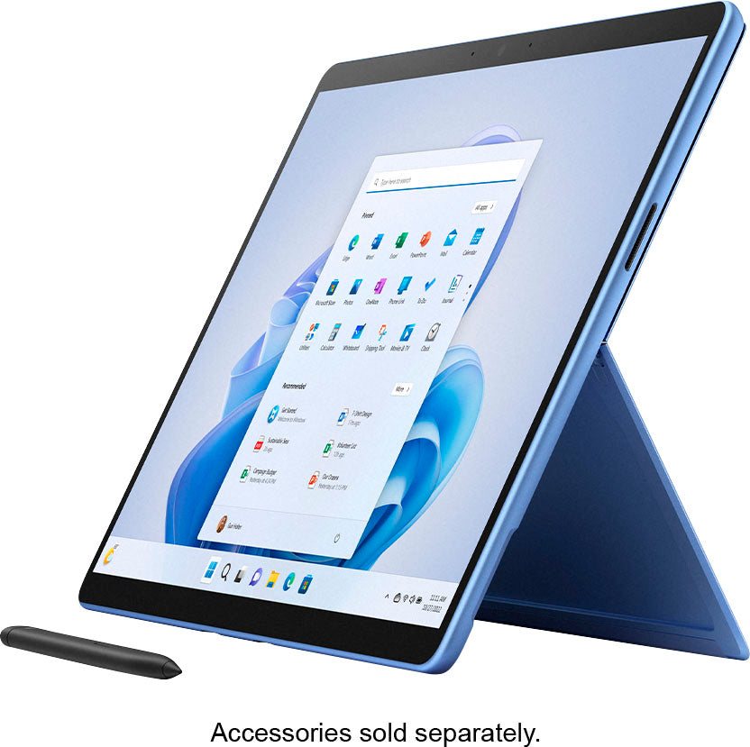 Microsoft - Surface Pro 9 – 13" Touch Screen – Intel Evo Platform Core i7- 16GB Memory – 256GB SSD – Device Only (Latest Model) - Sapphire_1