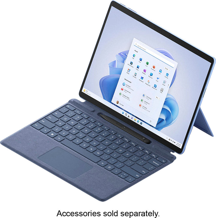 Microsoft - Surface Pro 9 – 13" Touch Screen – Intel Evo Platform Core i5- 8GB Memory – 256GB SSD – Device Only (Latest Model) - Sapphire_3