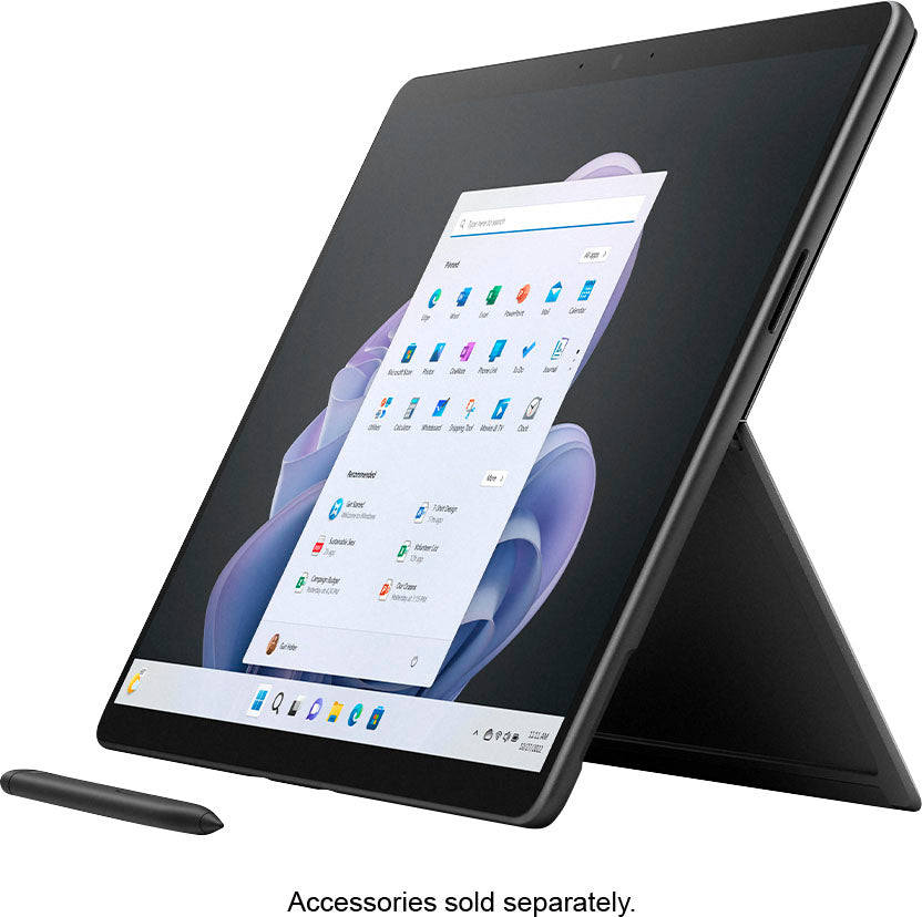 Microsoft - Surface Pro 9 – 13" Touch Screen – Intel Evo Platform Core i5- 8GB Memory – 256GB SSD – Device Only (Latest Model) - Graphite_1