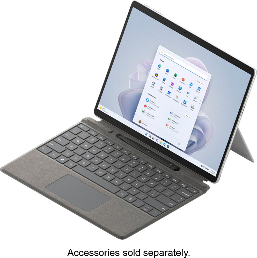 Surface Pro 9 with 5G – 13” Touch Screen – Microsoft SQ3 – 8GB Memory – 128GB SSD – Device Only (Latest Model) - Platinum (Unlocked)_3