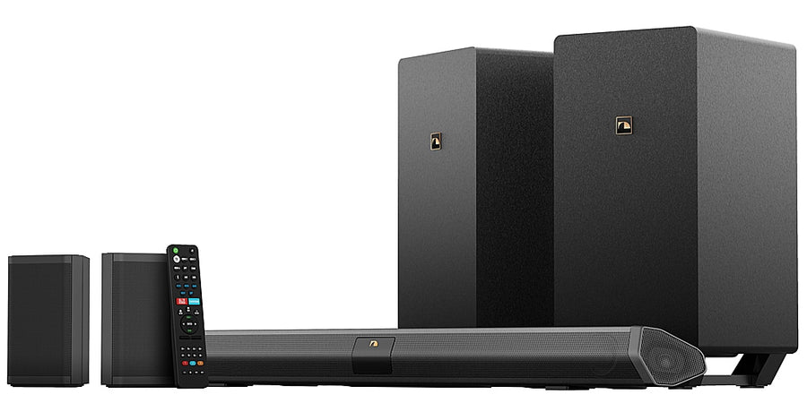 Nakamichi - Shockwafe 7.2.4Ch 1000W Soundbar System with Dual 8” Wireless Subwoofers, Dolby Atmos, eARC and SSE MAX - Black_0