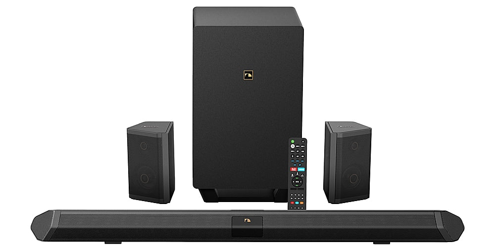 Nakamichi - Shockwafe 7.1.4Ch 850W Soundbar System with 10” Wireless Subwoofer, Dolby Atmos, eARC and SSE MAX - Black_1