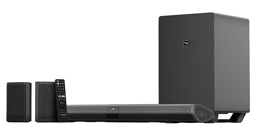 Nakamichi - Shockwafe 7.1.4Ch 850W Soundbar System with 10” Wireless Subwoofer, Dolby Atmos, eARC and SSE MAX - Black_0