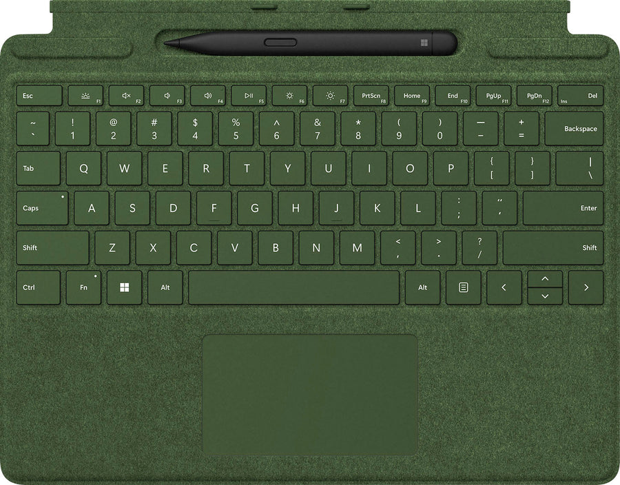 Microsoft - Surface Pro Signature Keyboard for Pro X, Pro 8 and Pro 9 with Surface Slim Pen 2 - Forest_0