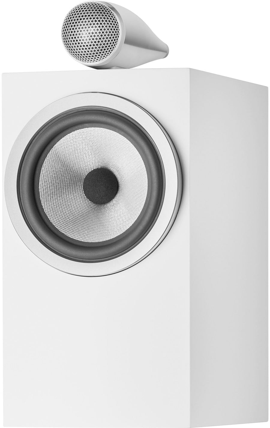 Bowers & Wilkins - 700 Series 3 Bookshelf Speaker w/ Tweeter on top, 6.5" midbass (pair) - White_0