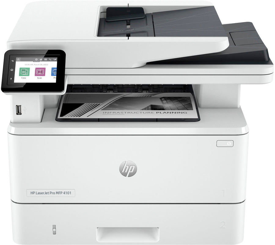 HP - LaserJet Pro MFP 4101fdw Wireless Black-and-White All-in-One Laser Printer_0