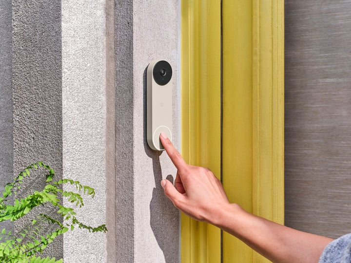 Google - Nest Doorbell Wired (2nd Generation) - Linen_4