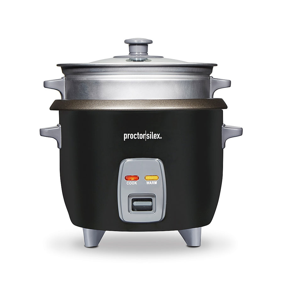 Proctor Silex 6 Cup Rice Cooker & Steamer - BLACK_0