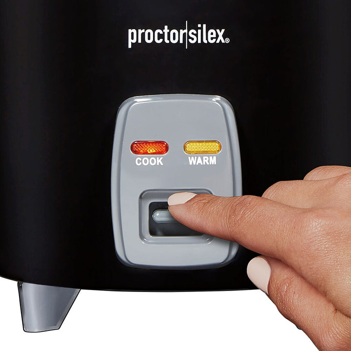 Proctor Silex 6 Cup Rice Cooker & Steamer - BLACK_5