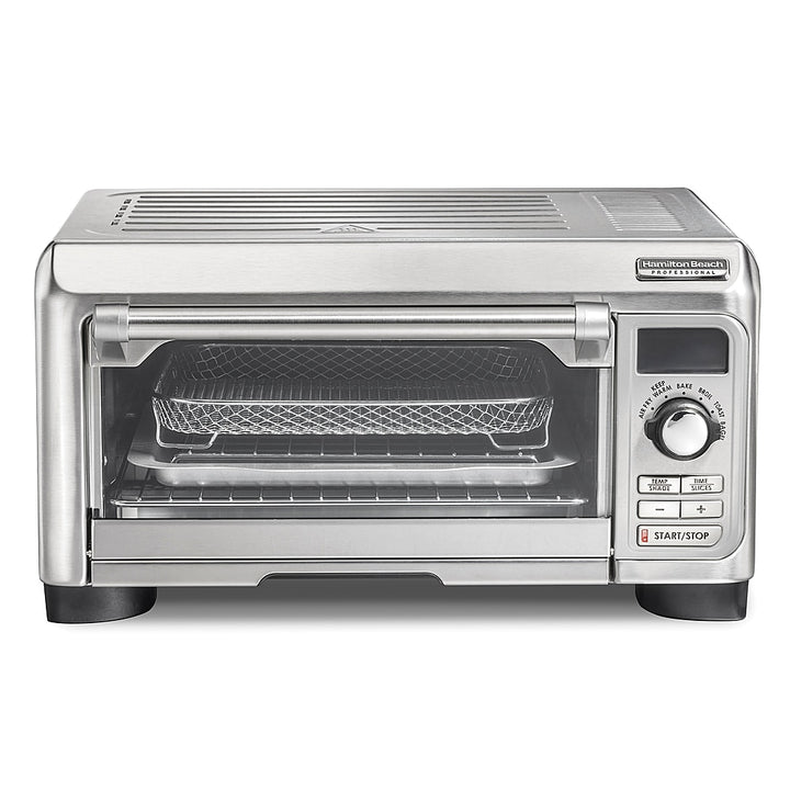Hamilton Beach Professional Sure-Crisp .55 Cubic Foot Air Fry Digital Toaster Oven - STAINLESS STEEL_0