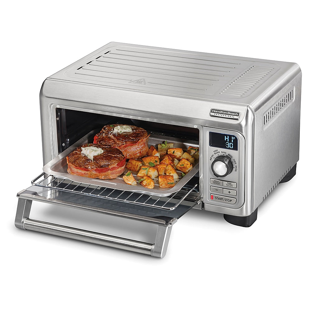 Hamilton Beach Professional Sure-Crisp .55 Cubic Foot Air Fry Digital Toaster Oven - STAINLESS STEEL_6
