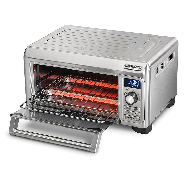 Hamilton Beach Professional Sure-Crisp .55 Cubic Foot Air Fry Digital Toaster Oven - STAINLESS STEEL_7