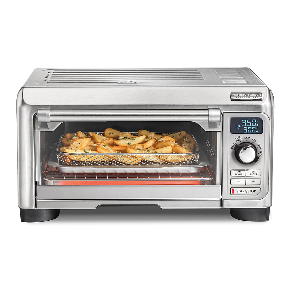 Hamilton Beach Professional Sure-Crisp .55 Cubic Foot Air Fry Digital Toaster Oven - STAINLESS STEEL_4