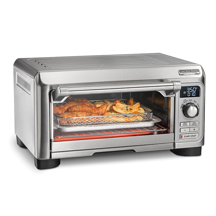 Hamilton Beach Professional Sure-Crisp .55 Cubic Foot Air Fry Digital Toaster Oven - STAINLESS STEEL_3