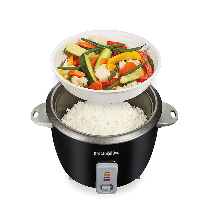 Proctor Silex 16 Cup Rice Cooker & Steamer - BLACK_7