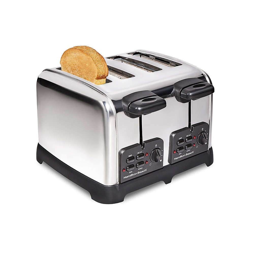 Hamilton Beach Classic 4 Slice Toaster with Sure-Toast Technology - STAINLESS STEEL_4