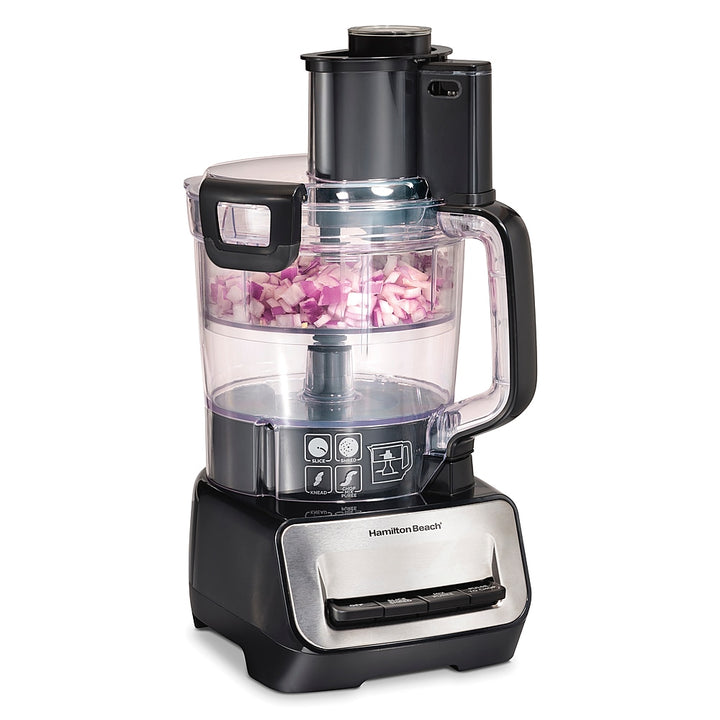 Hamilton Beach Stack and Snap 14 Cup Duo Food Processor - BLACK_4