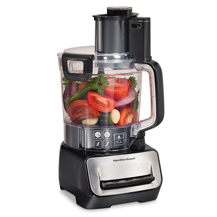 Hamilton Beach Stack and Snap 14 Cup Duo Food Processor - BLACK_3