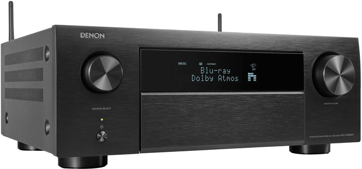 Denon - AVR-X4800H 125W 9 Ch Bluetooth Capable HDR Compatible with HEOS and Dolby Atmos 8K Ultra HD AV Home Theater Receiver - Black_2