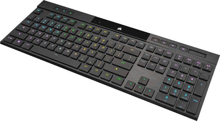 CORSAIR - K100 Air Wireless Full-Size Bluetooth RGB Mechanical Cherry MX Ultra Low Profile Tactile Switch Gaming Keyboard - Black_7