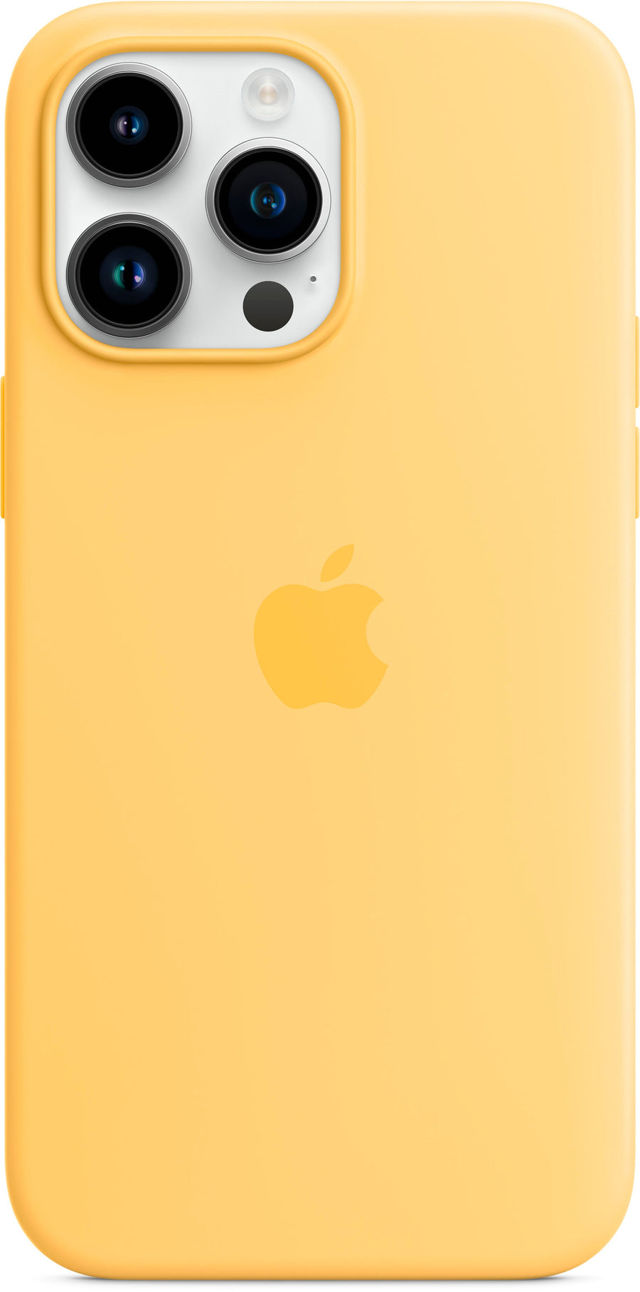 Apple - iPhone 14 Pro Max Silicone Case with MagSafe - Sunglow_0