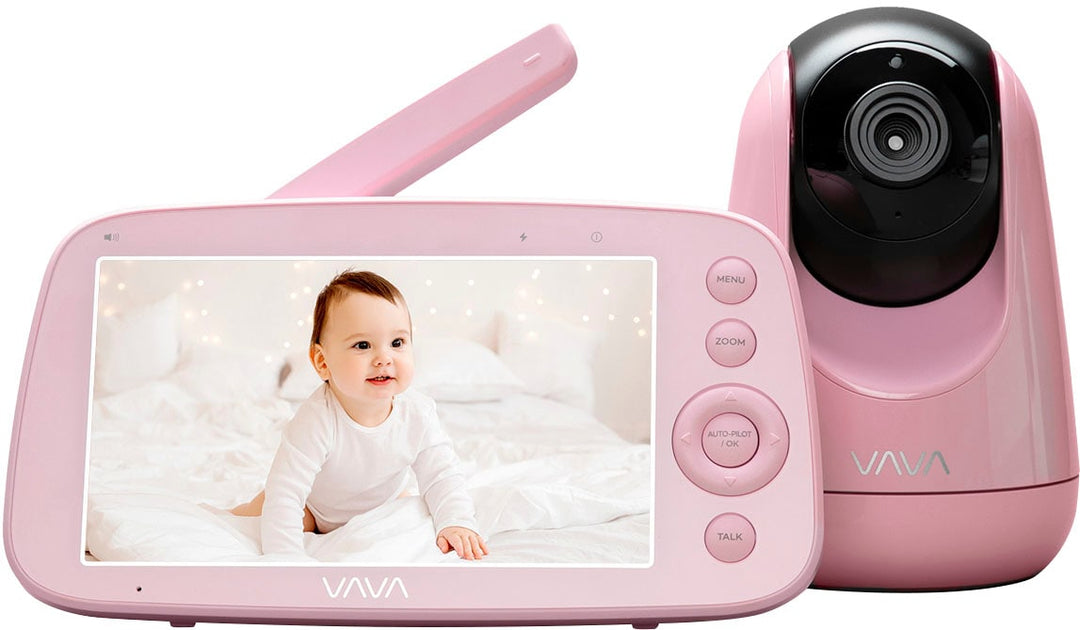 VAVA - Baby Monitor 720P 5" HD Display - Pink_0