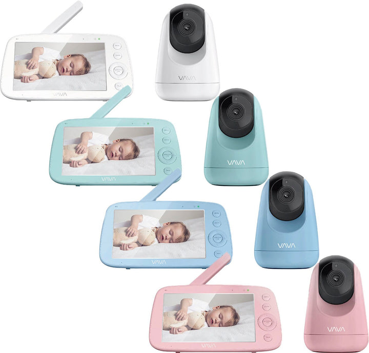 VAVA - Baby Monitor 720P 5" HD Display - Pink_2