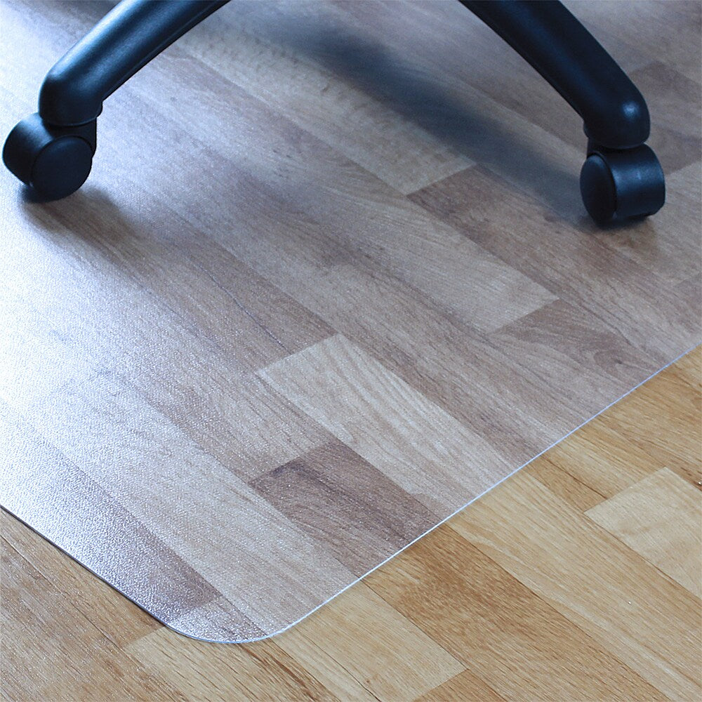 Floortex - Advantagemat Vinyl Rectangular Chair Mat for Hard Floor - 46" x 48" - Clear_2