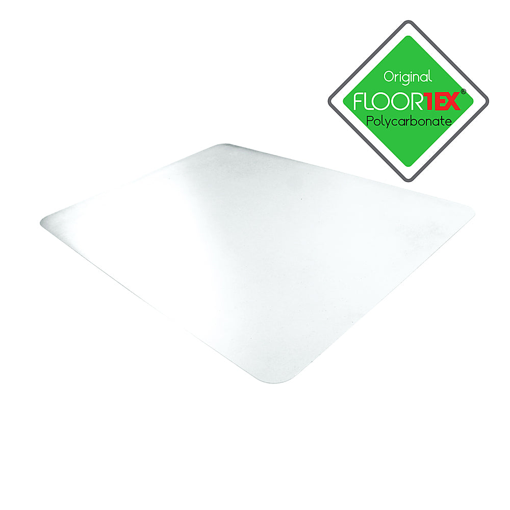 Floortex - Desktex Polycarbonate Rectangular Desk Pad with Anti-Slip Backing - 35" x 71" - Clear_2