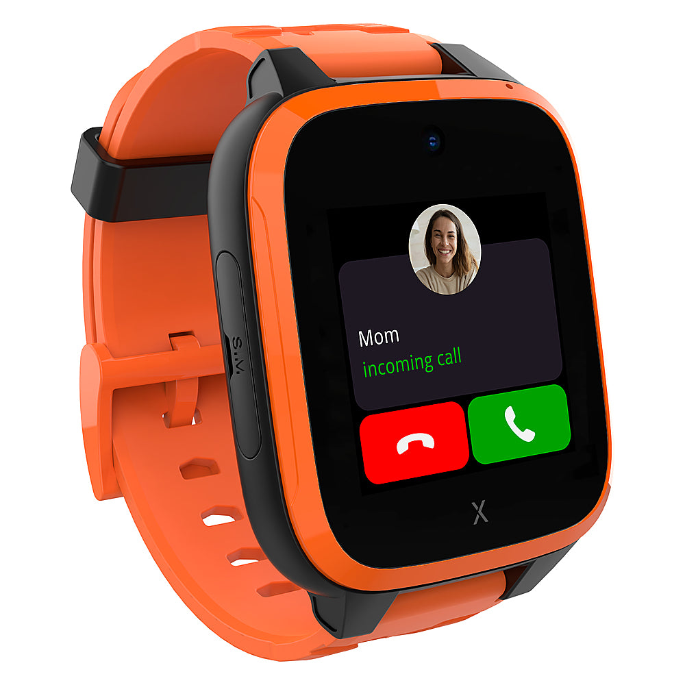 XGO3 42mm Kids Smartwatch Cell Phone with GPS - Includes Xplora Connect SIM Card - Orange_1