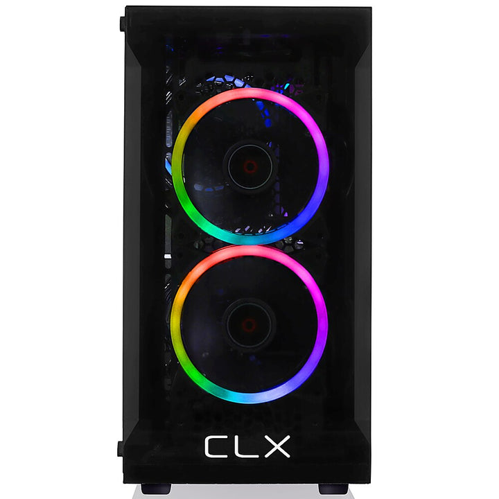 CLX - SET Gaming Desktop - AMD Ryzen 7 5700X - 16GB Memory - Radeon RX 6600 - 500GB M.2 NVMe SSD + 2TB HDD - Black_2