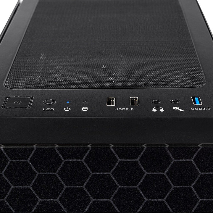 CLX - SET Gaming Desktop - AMD Ryzen 5 5500 - 8GB Memory - Radeon RX 6400 - 500GB M.2 NVMe SSD - Black_3