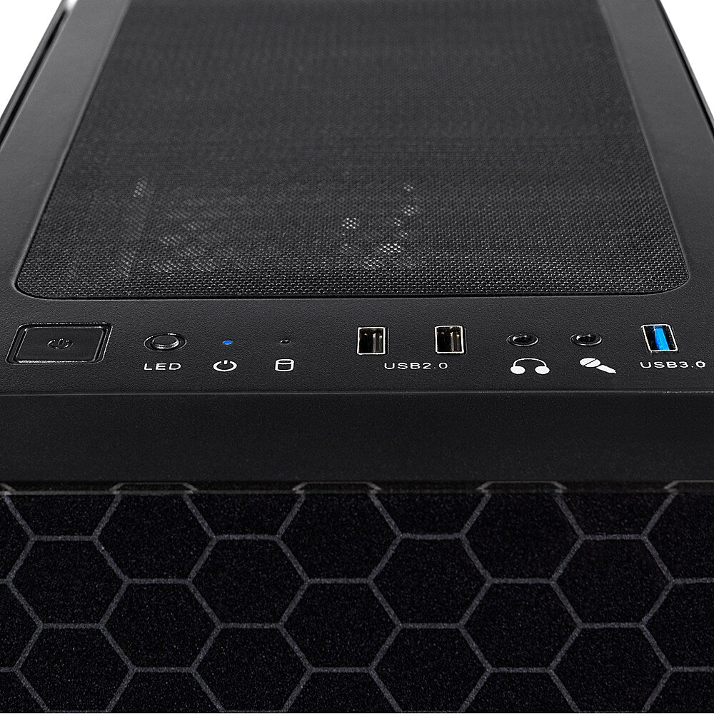 CLX - SET Gaming Desktop - AMD Ryzen 5 5600 - 16GB Memory - Radeon RX 6600 - 500GB M.2 NVMe SSD + 2TB HDD - Black_3