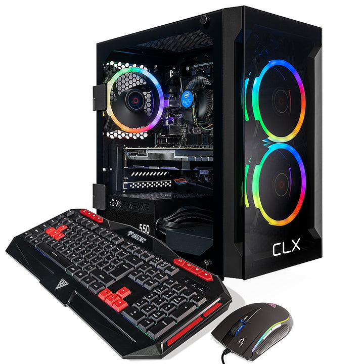 CLX - SET Gaming Desktop - Intel Core i5 10400F - 16GB Memory - GeForce GTX 1650 - 1TB M.2 NVMe SSD - Black_5