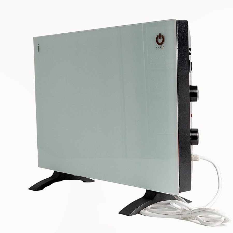 Amaze Heaters - CLASSIC Model Dual Convection Glass Panel Heater- 450/950 /watt - white_0