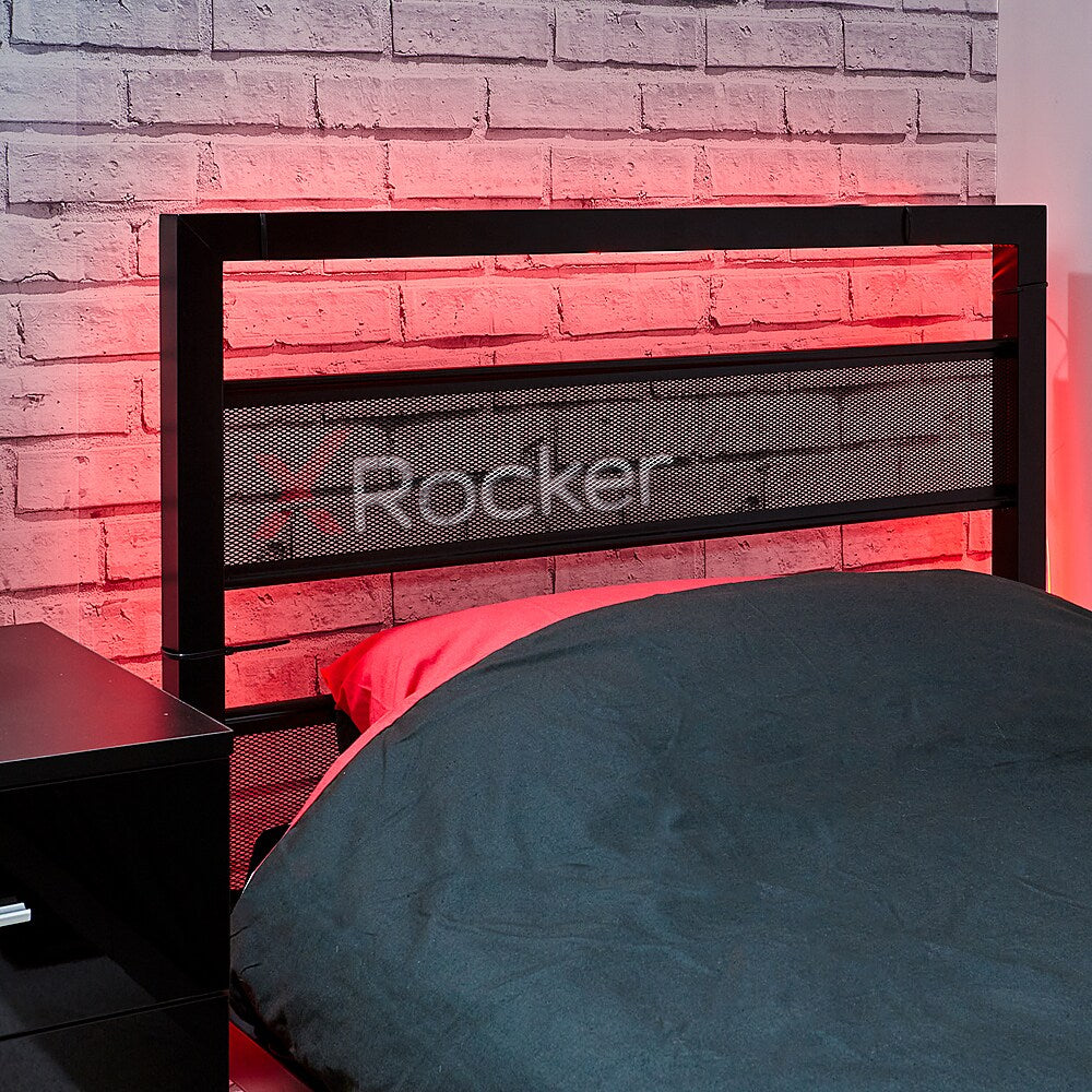 X Rocker - Twin Basecamp Bed w/TV Mount - Black_6