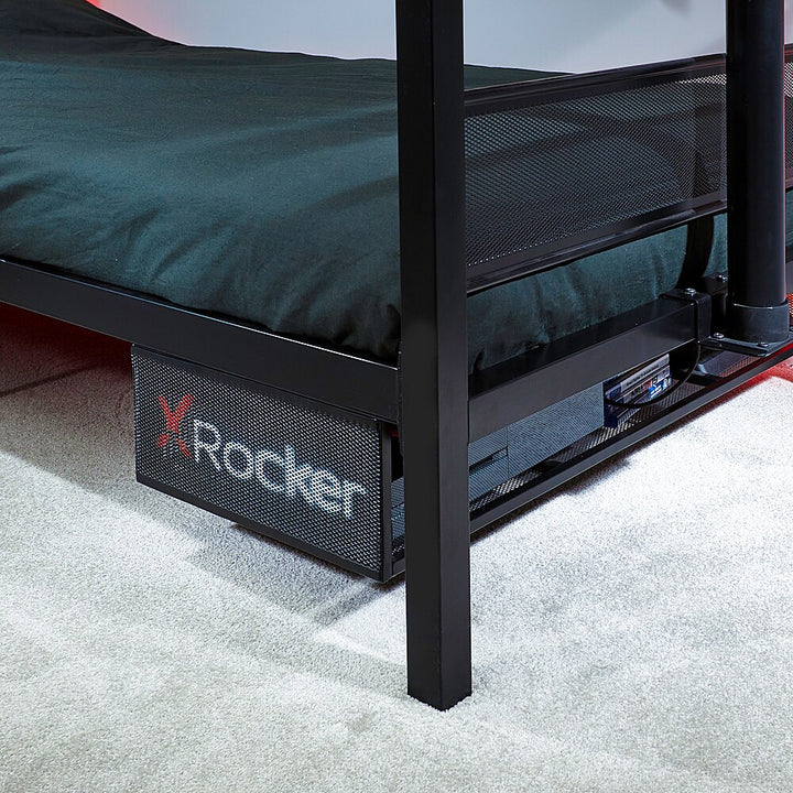 X Rocker - Twin Basecamp Bed w/TV Mount - Black_3
