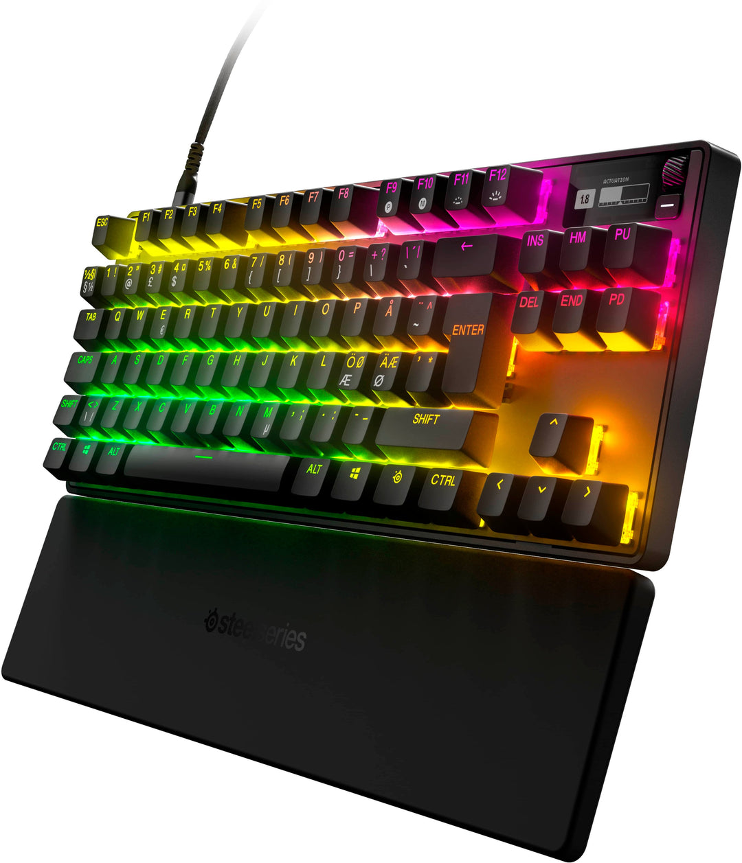 SteelSeries - Apex Pro 2023 TKL Wired Mechanical OmniPoint Adjustable Actuation Switch Gaming Keyboard with RGB Backlighting - Black_7