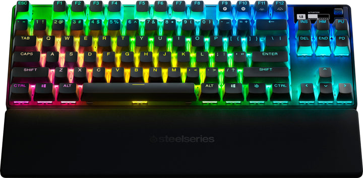 SteelSeries - Apex Pro 2023 TKL Wireless Mechanical OmniPoint Adjustable Actuation Switch Gaming Keyboard with RGB Backlighting - Black_0