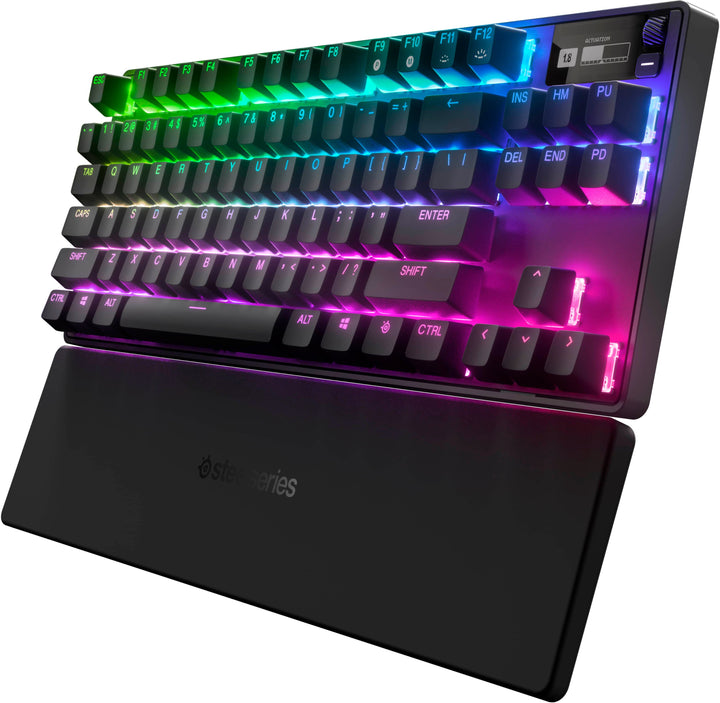 SteelSeries - Apex Pro 2023 TKL Wireless Mechanical OmniPoint Adjustable Actuation Switch Gaming Keyboard with RGB Backlighting - Black_8