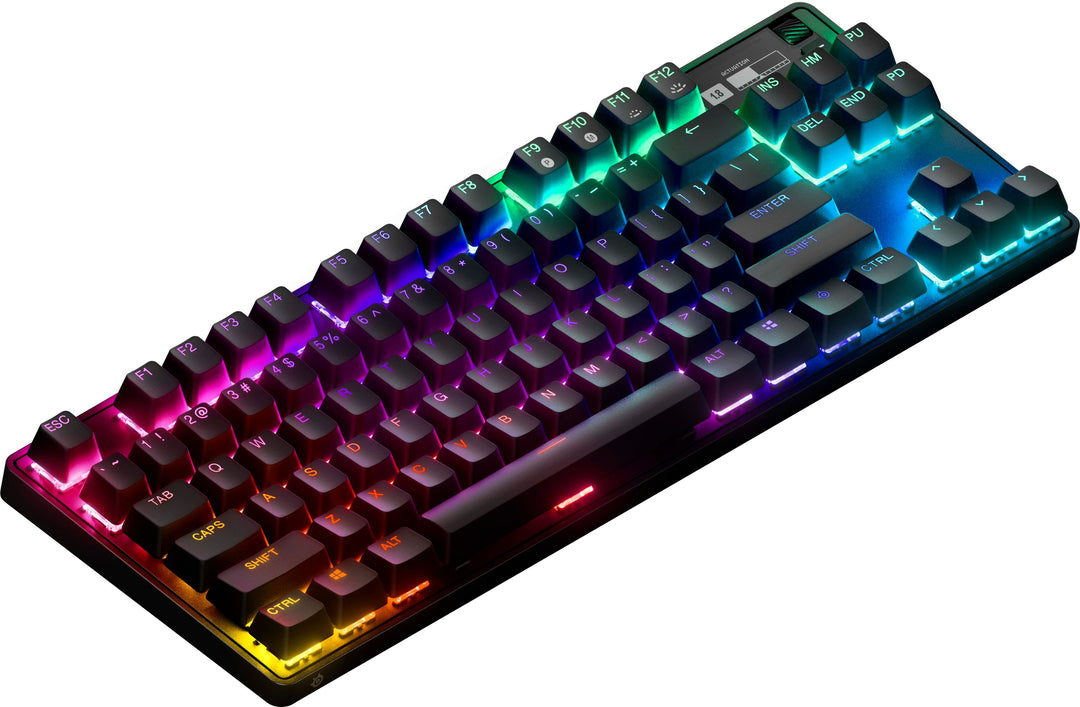 SteelSeries - Apex Pro 2023 TKL Wireless Mechanical OmniPoint Adjustable Actuation Switch Gaming Keyboard with RGB Backlighting - Black_6