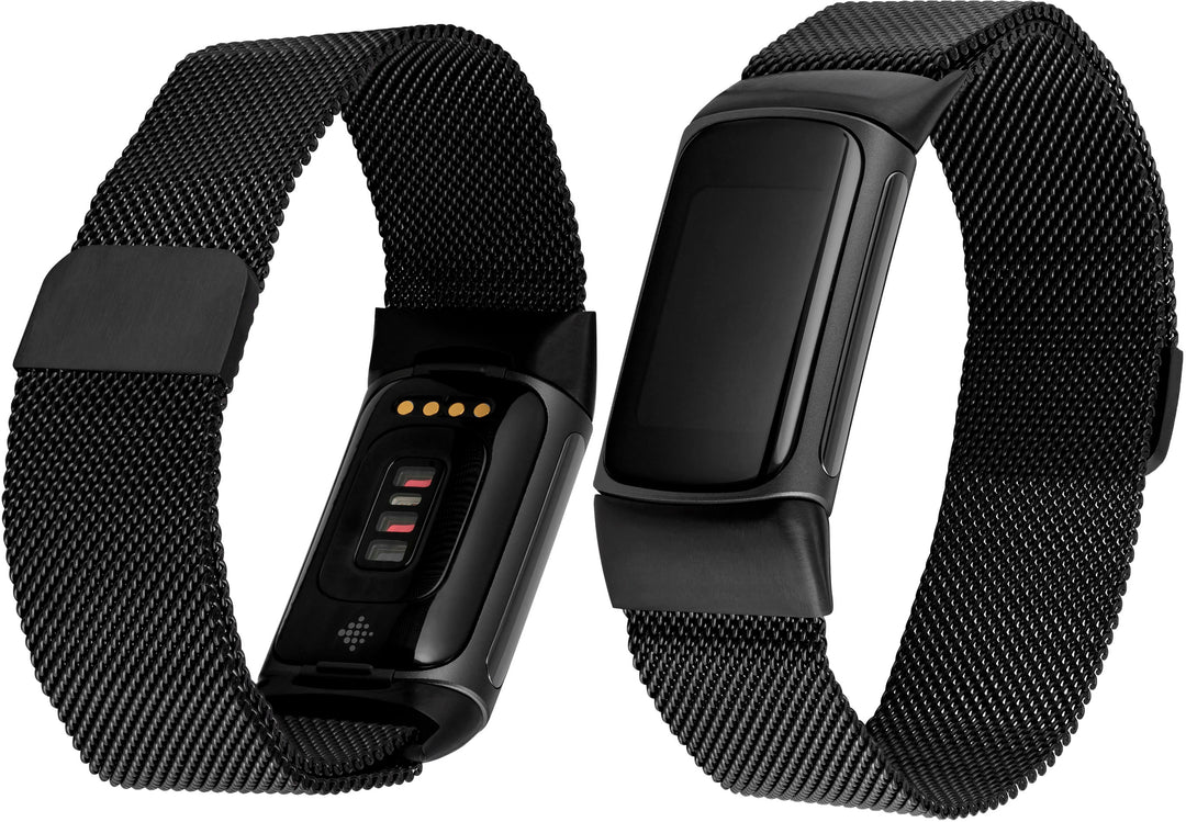 WITHit - Fitbit Charge 5 3-pack (black mesh, bluestone sport and black woven) - Woven Black/Bluestone/Black_11