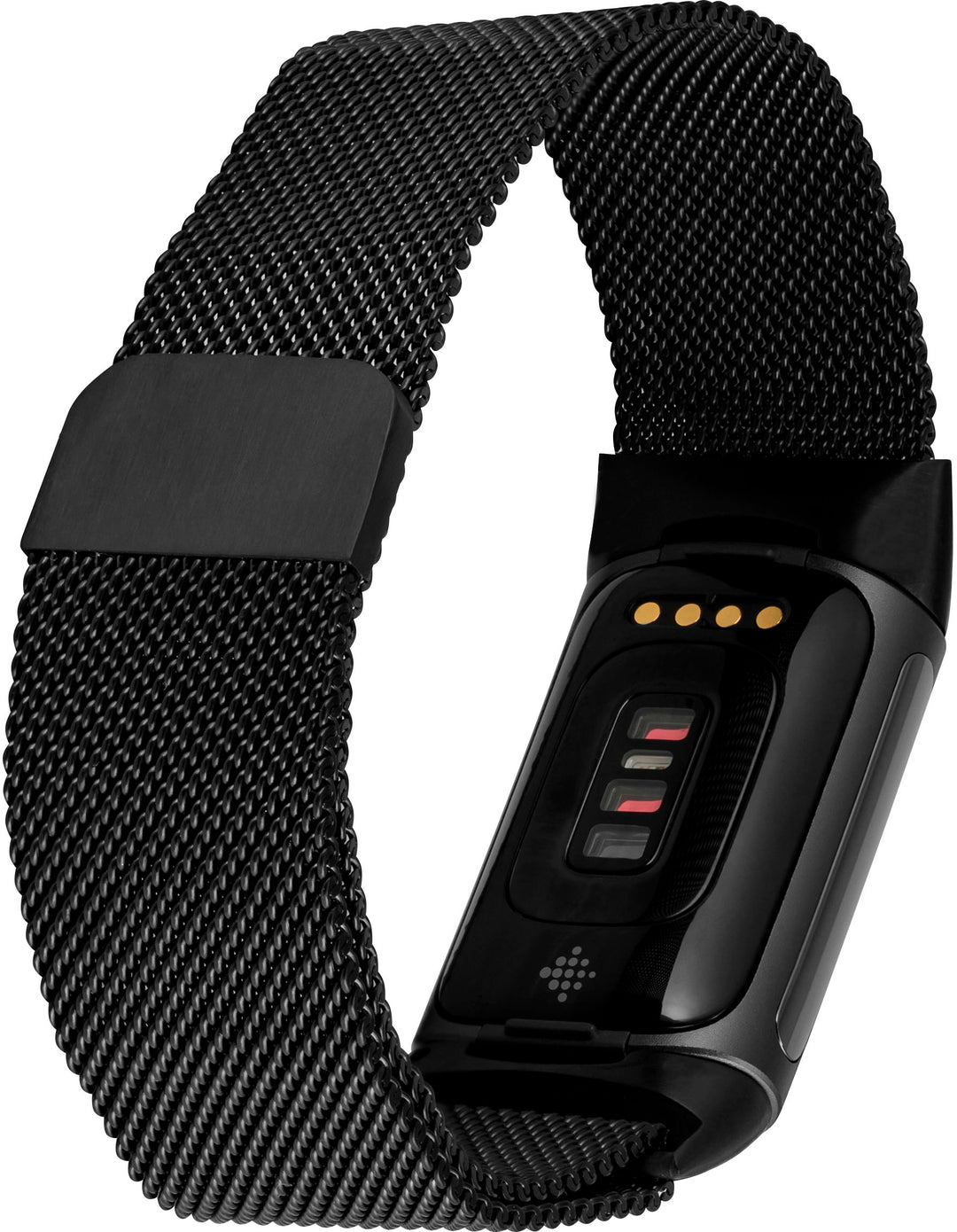 WITHit - Fitbit Charge 5 3-pack (black mesh, bluestone sport and black woven) - Woven Black/Bluestone/Black_9