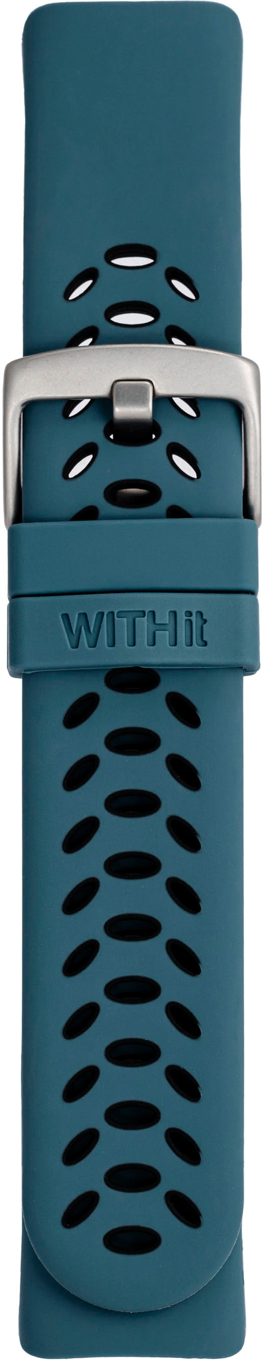 WITHit - Fitbit Charge 5 3-pack (black mesh, bluestone sport and black woven) - Woven Black/Bluestone/Black_7