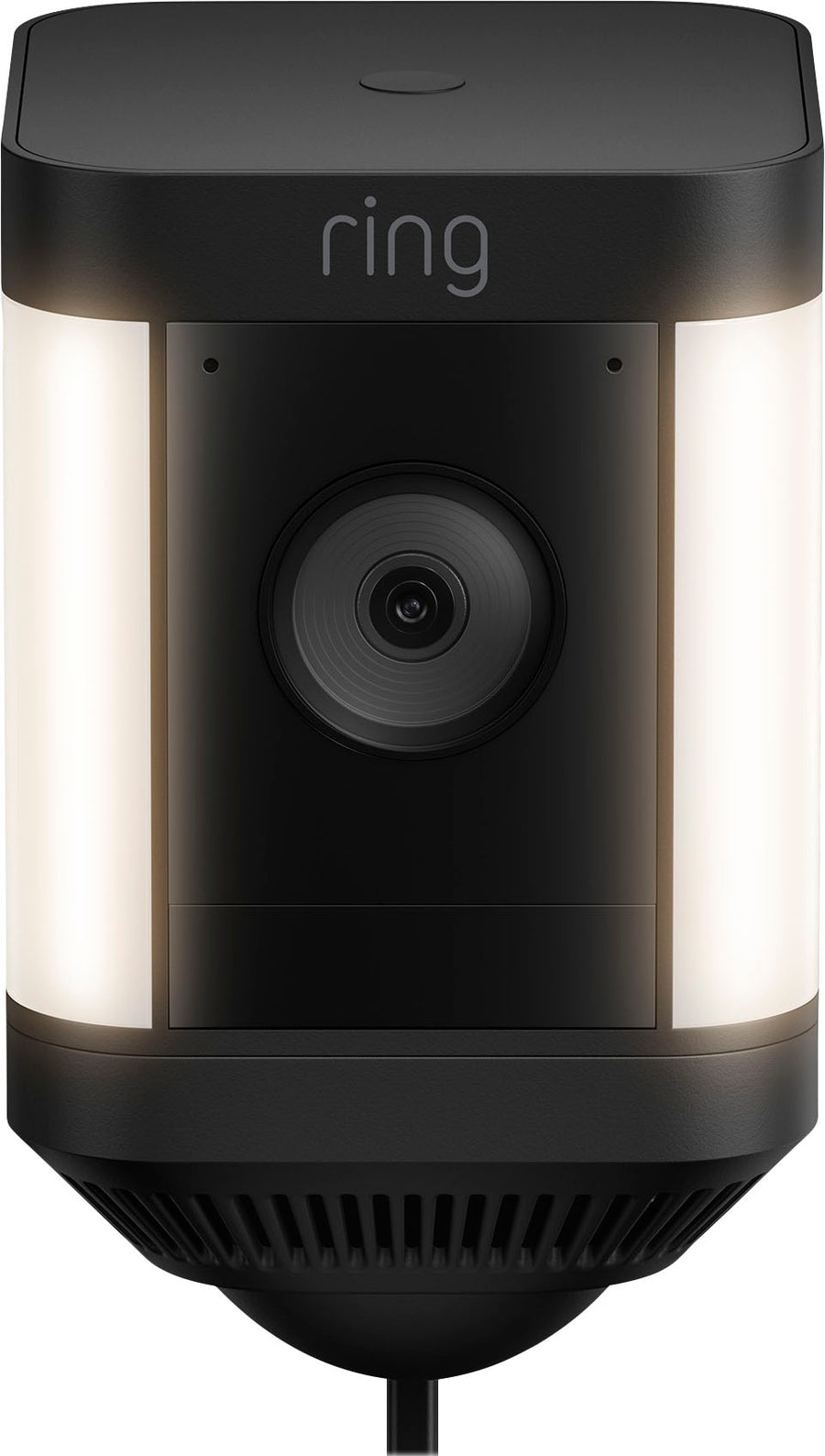 Ring - Spotlight Cam Plus - Plug-In - Outdoor/Indoor Wireless 1080p Surveillance Camera - Black_0