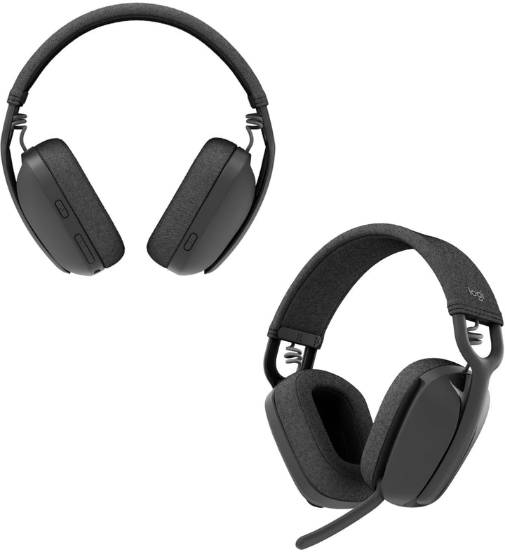 Logitech - Zone Vibe 100 Bluetooth Over Ear Headphones with Noise-Cancelling Microphone - Graphite_4